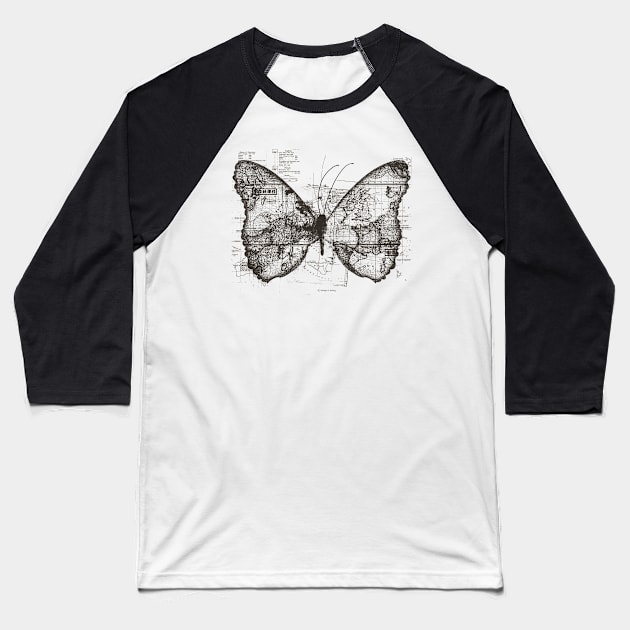 Butterfly Effect Baseball T-Shirt by Tobe_Fonseca